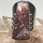 Crazy Lace Agate Ring