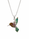 Hummingbird Mosaic Pendant