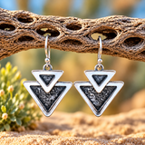 Double Triangle Earrings