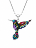 Hummingbird Mosaic Pendant