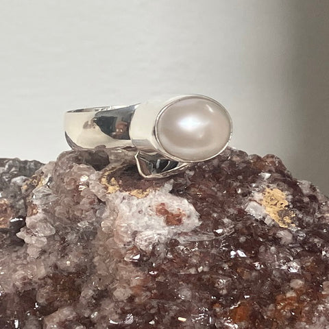 Pearl Pass Adjustable Ring