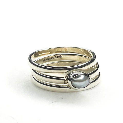 Pearl 3 Set Stackable Ring