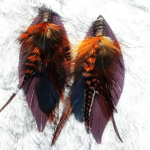 Merlo Feather Earrings