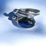 Labradorite Twisted Style Ring