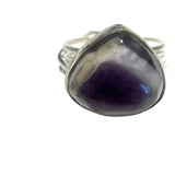 Chevron Amethyst Ring