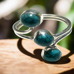 Turquoise Triple Stone Ring