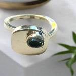 Blue Topaz Oval Polished Ring