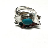 Marquis Shape with Green Amethyst