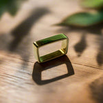Square Gold Plated Ring