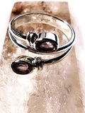 Double Stone Twist Ring