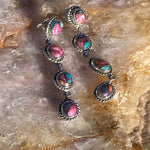 Spiny Oyster Turquoise Earrings