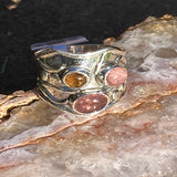 Turquoise 3 Stone Band Ring