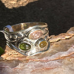 Turquoise 3 Stone Band Ring