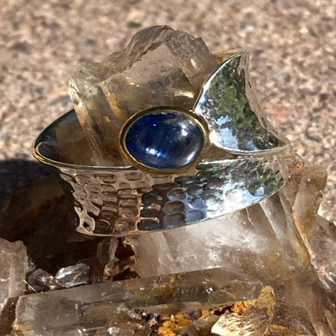 Blue Kyanite Wrap Ring