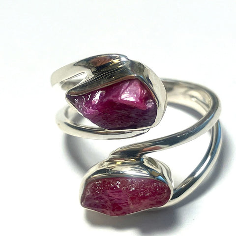Ruby Raw Cut Ring