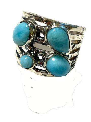 Larimar Four Stone Ring