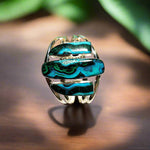 Azurite and Malachite Cuff