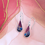 Teardrop Small Mosaic Earrings