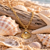 Shell with Pearl Necklace