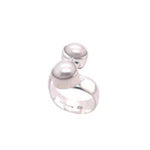 Pearl By-Pass Adjustable Ring