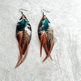 Navajo Feather Earrings