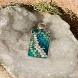 Rectangle Mini Mosaic Pendant