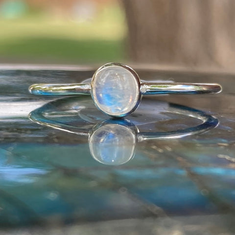 Moonstone Stackable Ring
