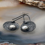 Coin Pearl Dangle Earrings