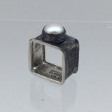 Pearl Square Band Ring
